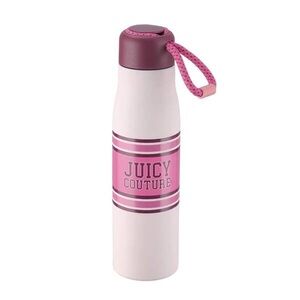 JUICY COUTURE  Pink and White Water Bottle